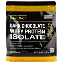 CaliforniaGoldNutrition_Sport_WheyProteinIsolate_DarkChocolate_2lb_907g - Brands For Less USA