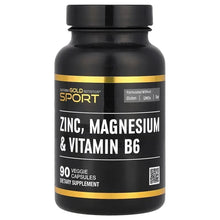 California Gold Nutrition, Sport, Zinc, Magnesium, & Vitamin B6, 90 Veggie Capsules - Brands For Less USA