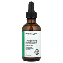 California Gold Nutrition, Strengthening Hair & Scalp Oil, Biotin, Rosemary Mint, 2 fl oz (59 ml) - Brands For Less USA
