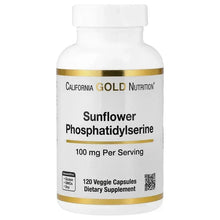 California Gold Nutrition, Sunflower Phosphatidylserine, 100 mg, 120 Veggie Capsules - Brands For Less USA