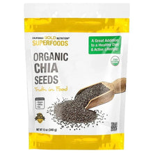 CaliforniaGoldNutrition_Superfoods_OrganicChiaSeeds_12oz_340g - Brands For Less USA