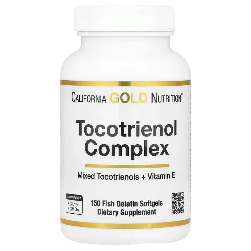 California Gold Nutrition, Tocotrienol Complex with Vitamin E, 150 Fis ...