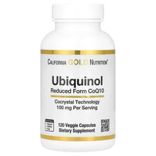 CaliforniaGoldNutrition_UbiquinolReducedFormCoQ10_100mg_120VeggieCapsules - Brands For Less USA