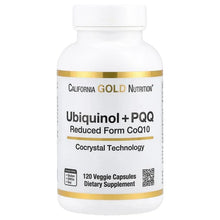 CaliforniaGoldNutrition_UbiquinolReducedFormCoQ10_PQQ_120VeggieCapsules - Brands For Less USA