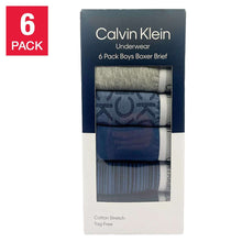 Calvin Klein Youth Boxer Brief Underwear, 6-pack