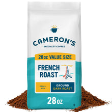 Cameron's Coffee Premium French Roast Ground Coffee, Dark Roast, 28 oz, Naturally Caffeinated - Brands For Less USA