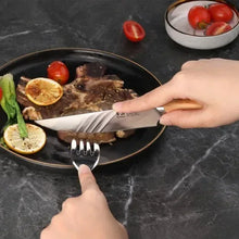 CangshanOlivSeriesSwedishSteel4-pieceSteakKnifeSet6 - Brands For Less USA