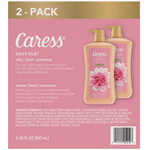 Caress Daily Silk Hydrating Body Wash, White Peach & Orange Blossom, 30 fl.