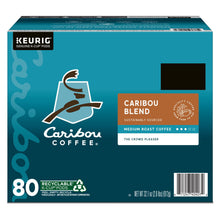 Caribou Coffee Medium Roast K-Cup Pod, Caribou Blend, 80 ct.