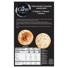 Carr's Table Water Crackers, Variety Pack, 25.5 oz