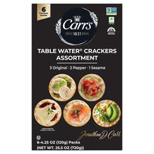 Carr's Table Water Crackers, Variety Pack, 25.5 oz