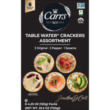 Carr's Cracker Variety Pack, 4.25 oz., 6 ct.