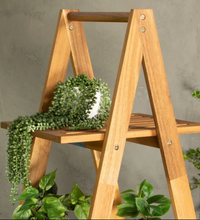 Cascade 3-Layer Outdoor Wood Plant Stand