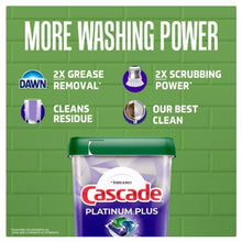 Cascade Platinum Plus ActionPacs Dishwasher Detergent Pacs, Fresh, 82 ct.