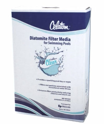 Celatom Diatomaceous Earth Pool Filter Media - 25 lb