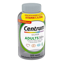 Centrum Silver Adults 50+ Multivitamin Supplement Tablets, 325 Count