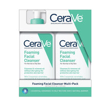 CeraVe Foaming Facial Cleanser, Normal to Oily Skin, 12 fl. oz., 2 pk.
