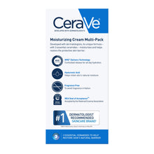 Crema hidratante CeraVe, paquete múltiple intercambiable, frasco de 473 ml con dosificador + frasco de 473 ml