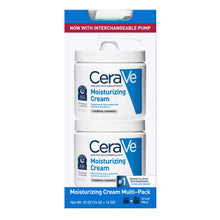 Crema hidratante CeraVe, paquete múltiple intercambiable, frasco de 473 ml con dosificador + frasco de 473 ml