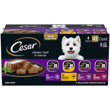 Cesar Canine Cuisine Paquete variado de comida húmeda para perros de 4 sabores, 48 ​​unidades.