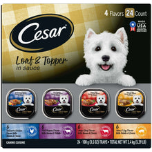 CesarLoafAndTopperInSauceWetDogFoodVarietyPack-3-5OzTrays-24Pack-_1 - Brands For Less USA