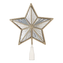 Adorno de estrella LED color oro champán para la punta del árbol de Navidad, 30 cm (12 pulgadas), de Holiday Time 