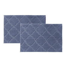 Charisma Drylon Trellis Bath Rugs, 2-pack