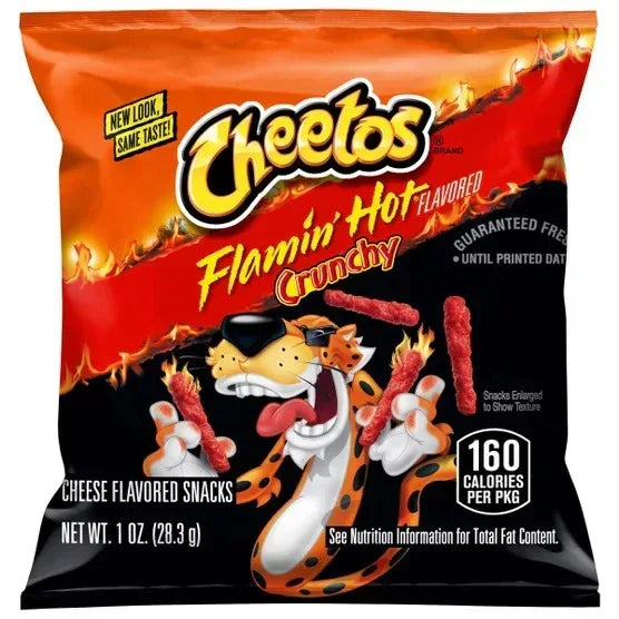 Cheetos Crunchy, Flamin' Hot, 1 oz, 50-count– Brands For Less USA