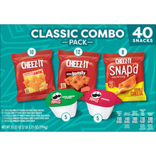 Cheez-It Crackers Pringles Potato Crisps Classic Combo, Variety Pack Snacks, 40 ct.