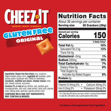 Cheez-It Gluten Free Crackers Original, 18 oz., 2 pk.