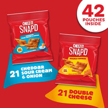Cheez-It Snap'd, Baked Snack Chips, Variety Pack, 0.75 oz., 42 pk.