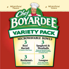 Chef Boyardee Variety Pack 7.5 oz., 12 pk.