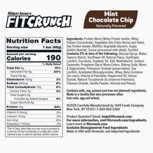 Chef Robert Irvine's FITCRUNCH High Protein Baked Bar, Mint Chocolate Chip, 18 ct.