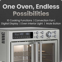 Chefman 10-in-1 Stainless Steel French Door Toaster Oven Air Fryer