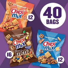Chex Mix Traditional, Cheddar and M&M Sweet & Salty Mix Variety Pack, 1.75 oz., 40 pk.