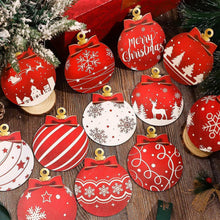 Chmadoxn12PcsWoodChristmasBallsOrnaments-3InchHanging3-_3 - Brands For Less USA