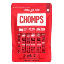 Chomps Original Beef Sticks, Mild, 12 Individually Wrapped Sticks - Brands For Less USA