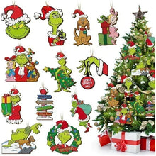 Christmas-Tree-Ornaments-24pcs-Wooden-Christmas-Tree-Decorations-Christmas-Ornam - Brands For Less USA