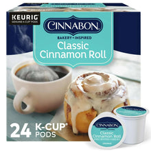 Cinnabon Classic Cinnamon Roll Flavored K-Cup Coffee Pods, Light Roast, 24 Count for Keurig Brewers - Brands For Less USA