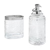 Clear 2 Piece Embossed Glass Bath Accessories Set, The Pioneer Woman Amelia