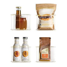Clearly4-PieceClearPlasticOrganizingBinSet6 - Brands For Less USA