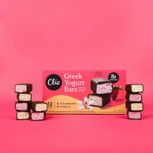 Clio Greek Yogurt Bar, Strawberry & Vanilla, 12 pk.