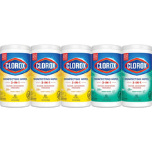 Clorox Disinfecting Wipes, Variety Pack, Fresh Scent and Crisp Lemon, 5 pack ct., 425 wipes total - Brands For Less USA