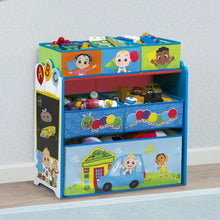 CoComelon Design & Store 6 Bin Toy Storage Organizer by Delta Children - Brands For Less USA