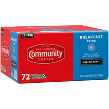 Community Coffee Breakfast Blend Medium Roast Single Serve, 72 ct.