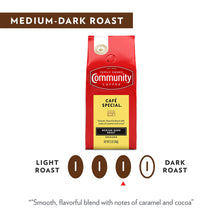 Community Coffee Medium-Dark Roasted Ground Coffee, Café Special, 40 oz.