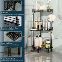 ConsumestCornerShowerCaddyStanding-3-TierStainlessSteelShowerOrganizerwithSoapHolderand4Hooks-La_2800_7 - Brands For Less USA