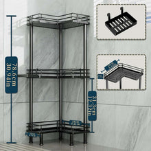 ConsumestCornerShowerCaddyStanding-3-TierStainlessSteelShowerOrganizerwithSoapHolderand4Hooks-La_7619_5 - Brands For Less USA