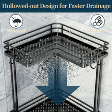 ConsumestCornerShowerCaddyStanding-3-TierStainlessSteelShowerOrganizerwithSoapHolderand4Hooks-La_8363_6 - Brands For Less USA