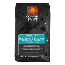 Copper Moon Coffee Medium Roast Ground Coffee, Hawaiian Hazelnut, 40 oz.